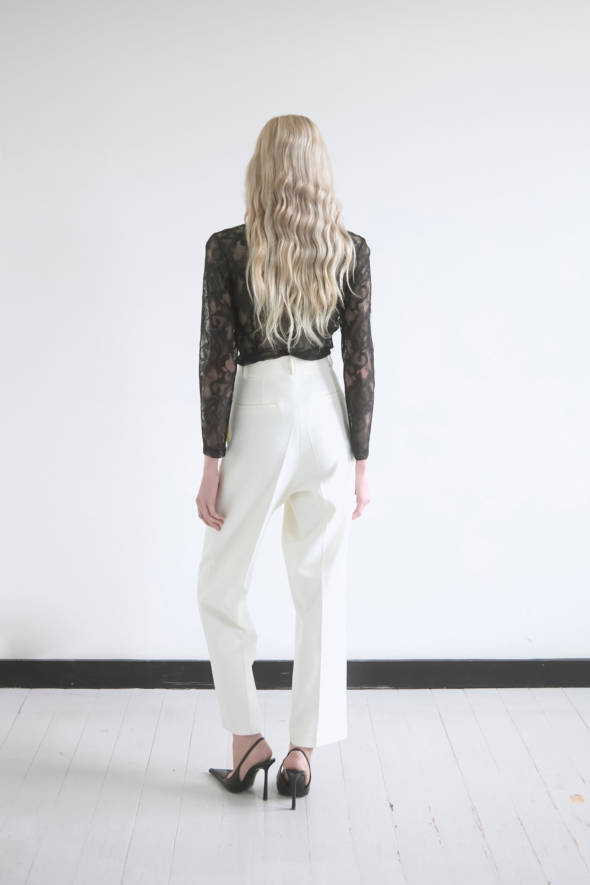 IVORY CONTOUR TROUSERS