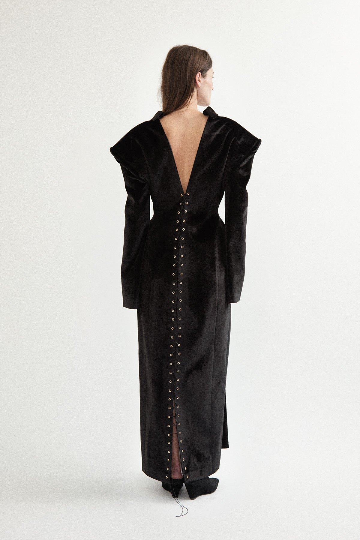 NOIR CORSET COTOURE GOWN
