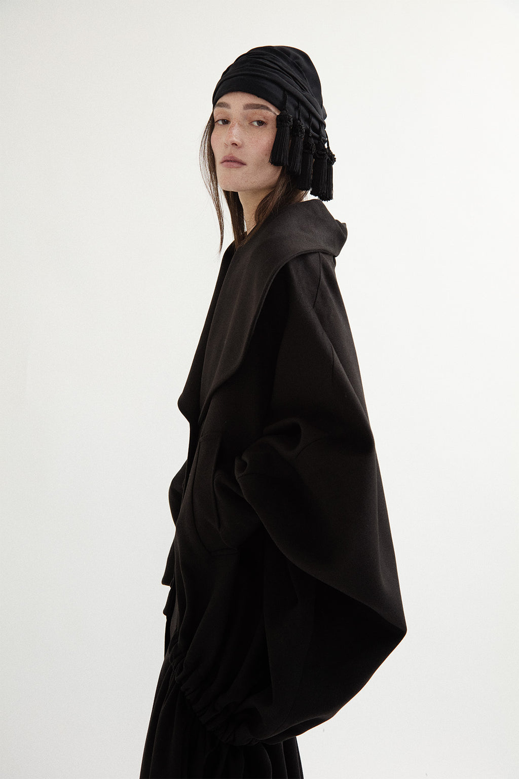 NOIR LONG POLARIS COAT