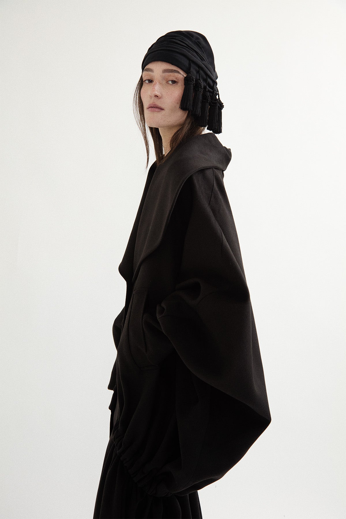 NOIR LONG POLARIS COAT