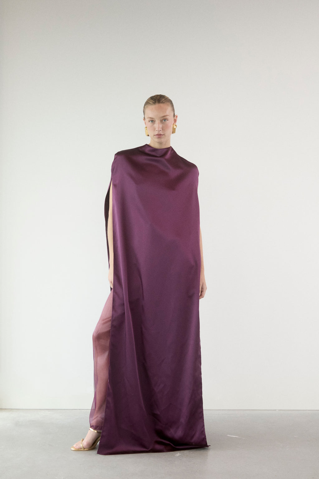 AMETHYST CAPE DRESS