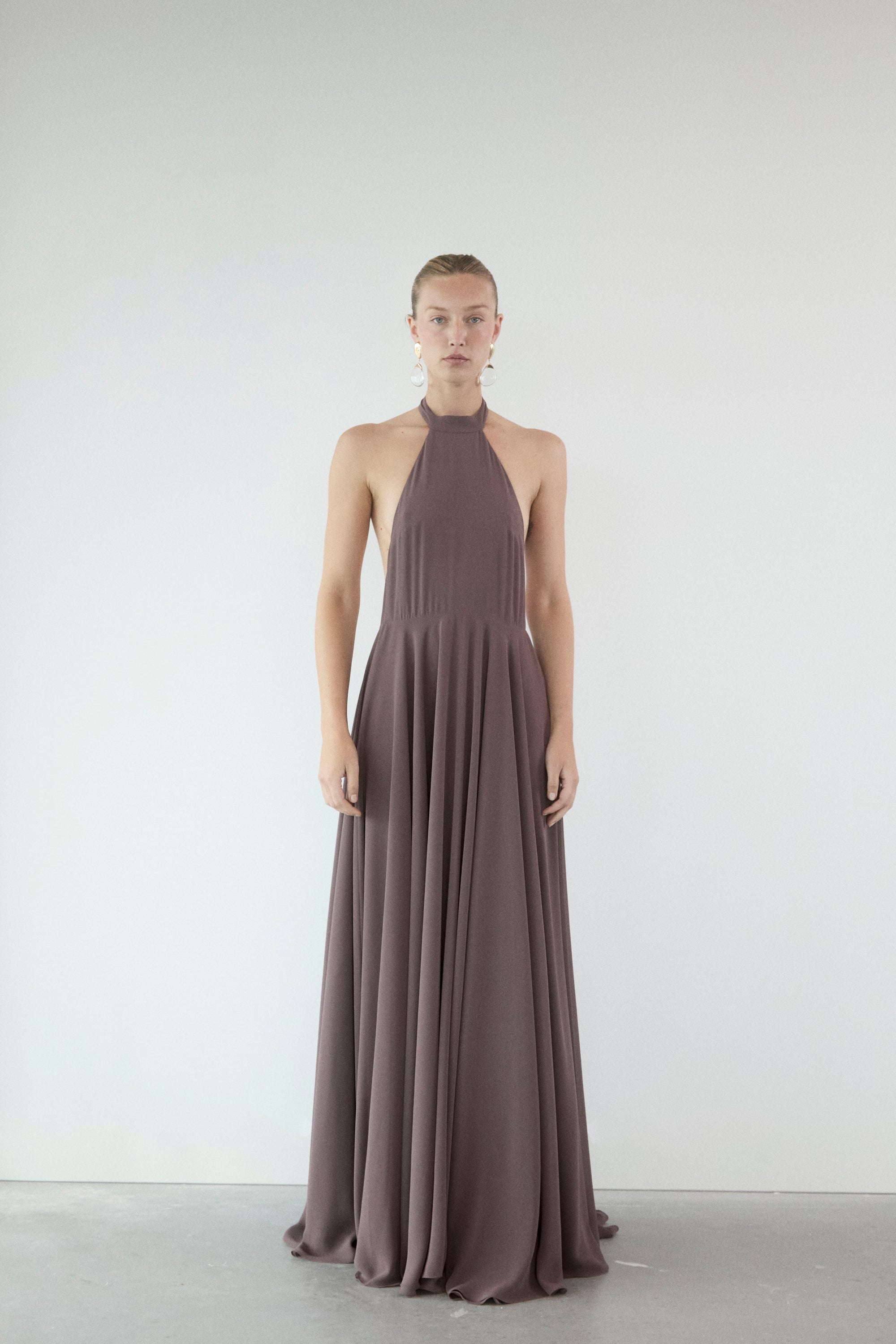MIRA HALTER DRESS