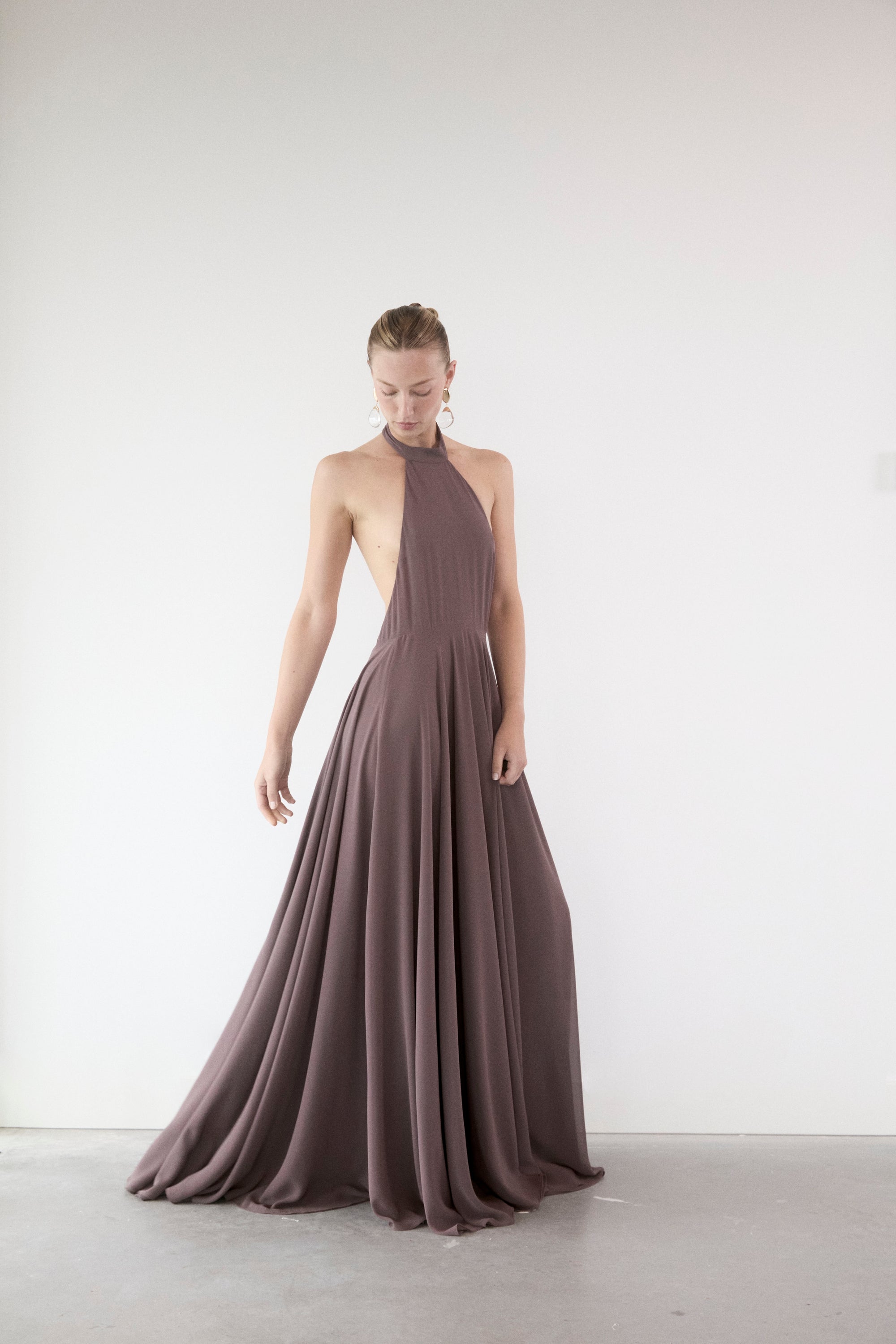 MIRA HALTER DRESS