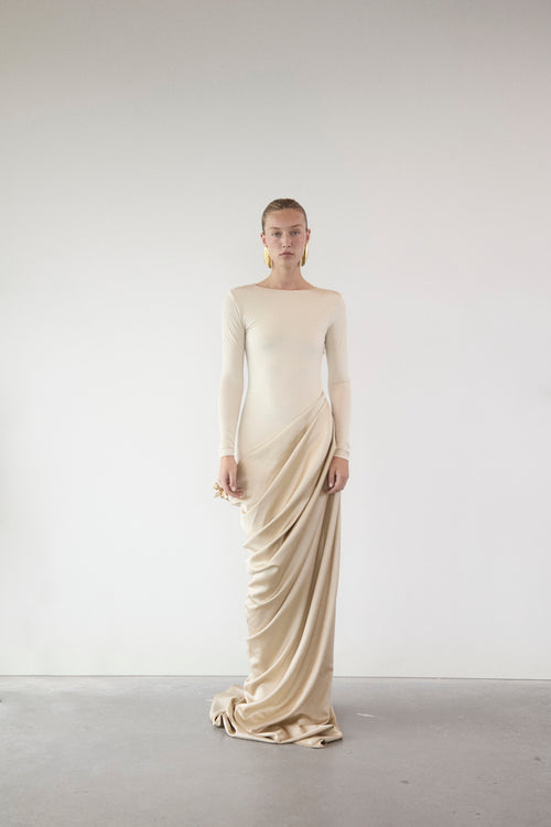 ATHENA DRAPED DRESS