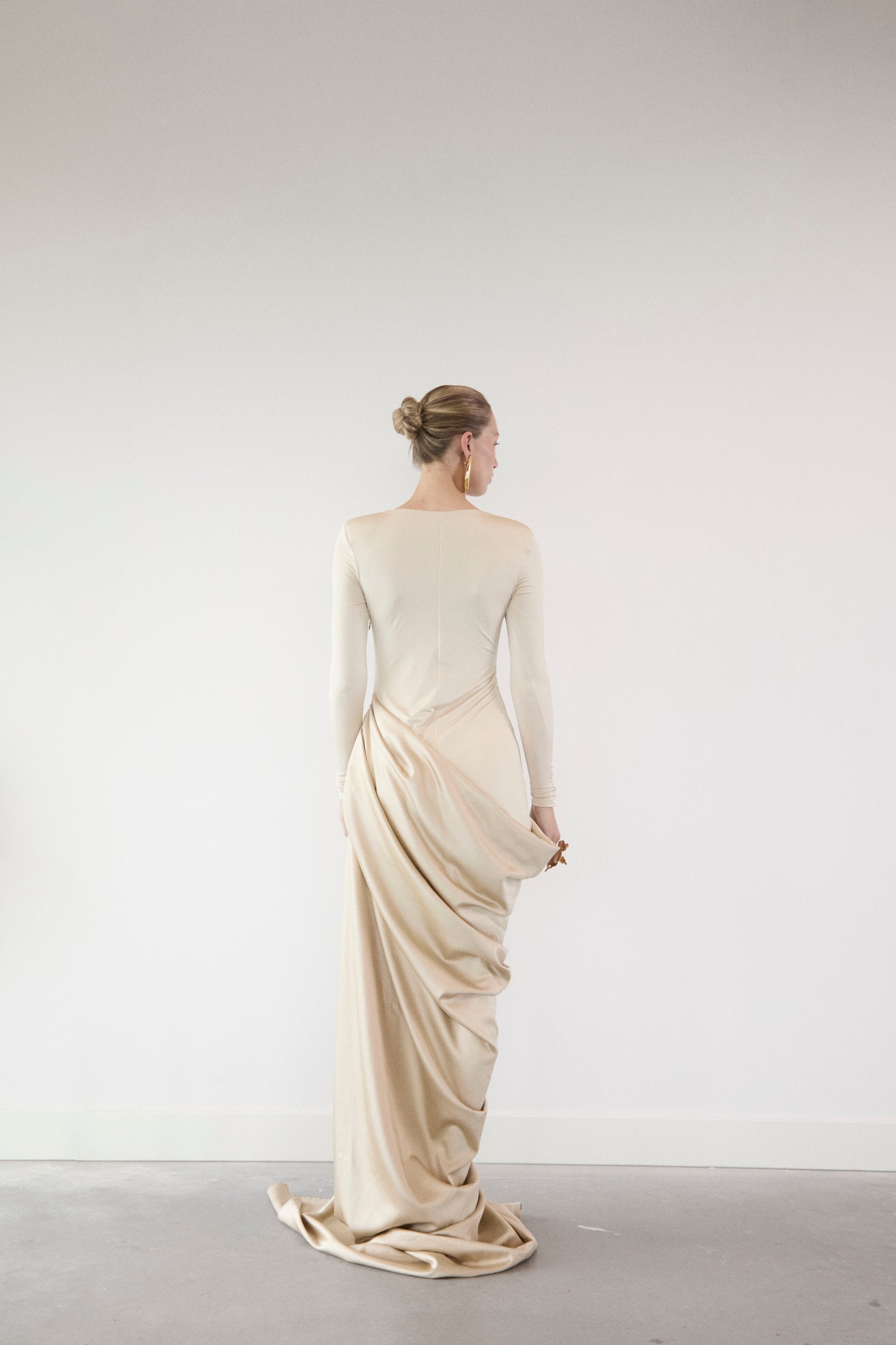 ATHENA DRAPED DRESS