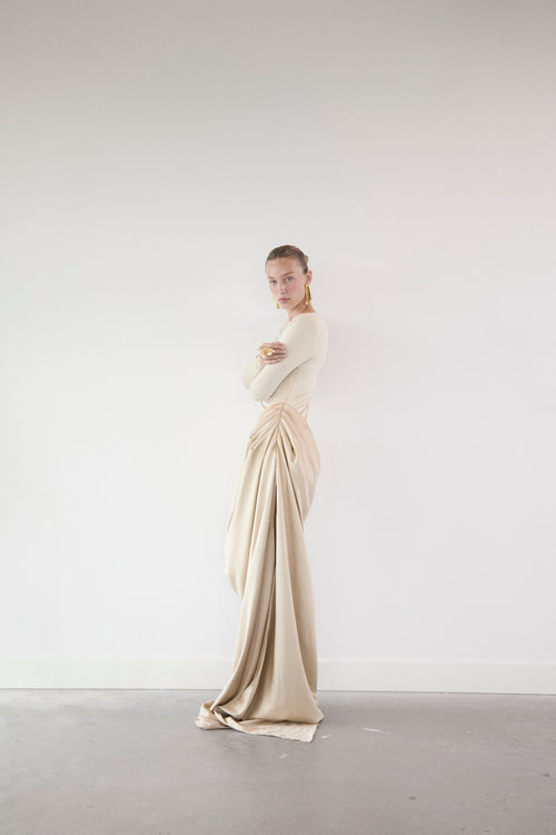 ATHENA DRAPED DRESS